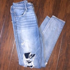American eagle super sky high jegging